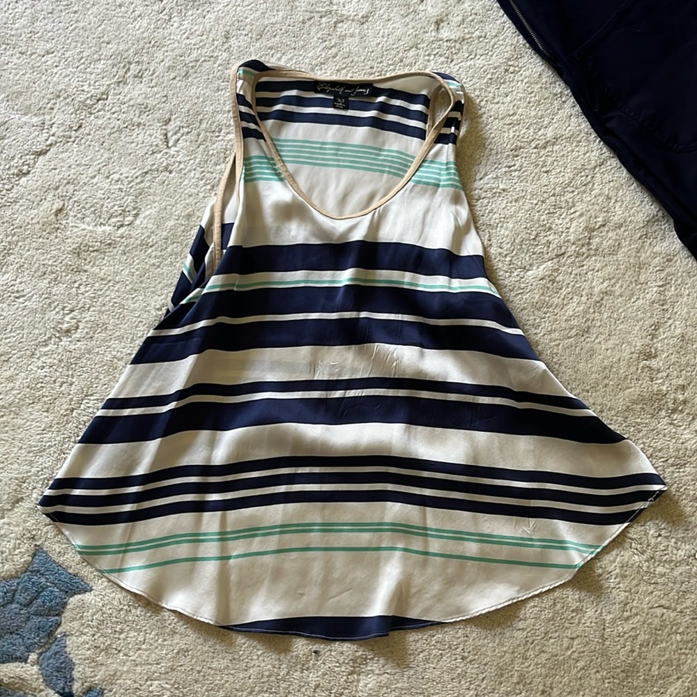 Elizabeth & James flowy silk tank. Perfect condition.